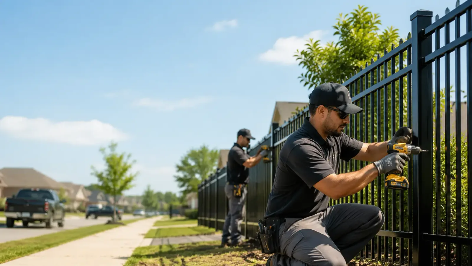 Metal Fence Installation in Flowood, MS